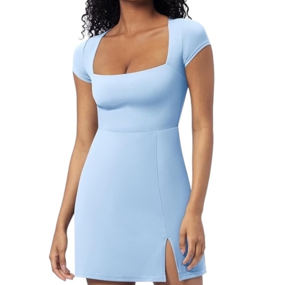 Square Neck Mini Dress - Picture 4 of 5